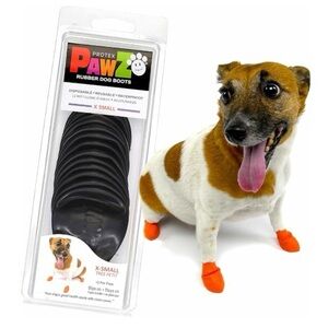 Protect PawZ rubber dog boots XS
